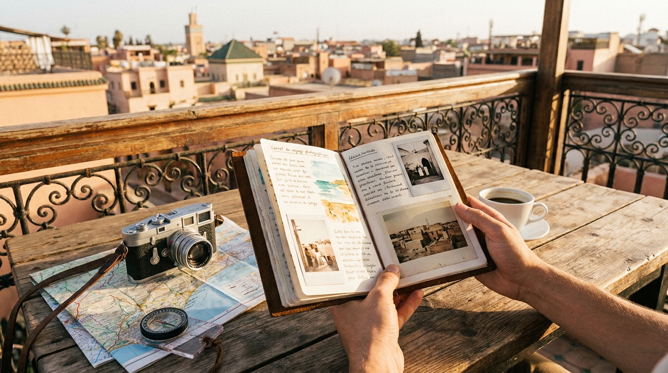 Créer un carnet de voyage photographique : conseils et mise en page